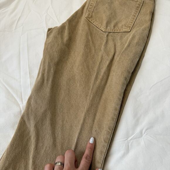 Reformation Jeans Women 24 (24x28) Cynthia High Rise Straight Brown Vtg Marzipan - Picture 15 of 16